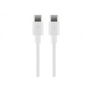 Cable de carga y sincronización USB-C Goobay, 2 m, blanco | Goobay