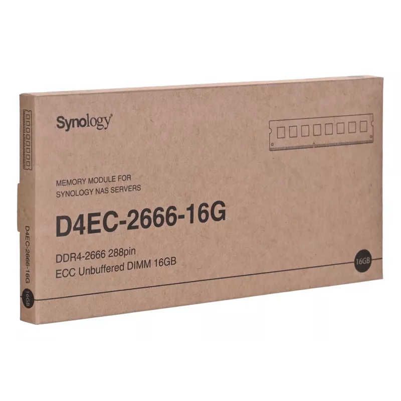 Synology - DDR4 - módulo - 16 GB - DIMM 288-PIN - 2666 MHz / PC4-21300 1.2 V sin búfer ECC
