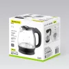 Hervidor de agua eléctrico de cristal Maestro MR-063-Negro, 2200 W, cuerpo de cristal, base inalámbrica