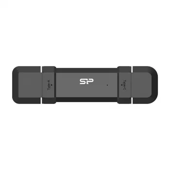 Unidad flash USB Silicon Power DS72 250 GB USB Type-A / USB Type-C 3.2 Gen 2 (3.1 Gen 2) Negro
