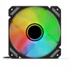 SHARKOON SHARK Mirror RGB PWM 120 mm ventilador de caja, 1500 RPM, negro