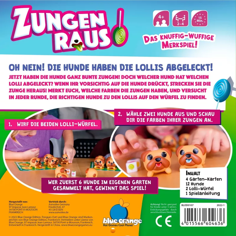 Zungen Raus, juego de mesa