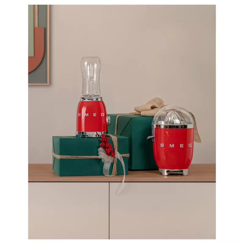 Exprimidor eléctrico de cítricos Smeg CJF11RDEU 70 W Rojo Acero inoxidable