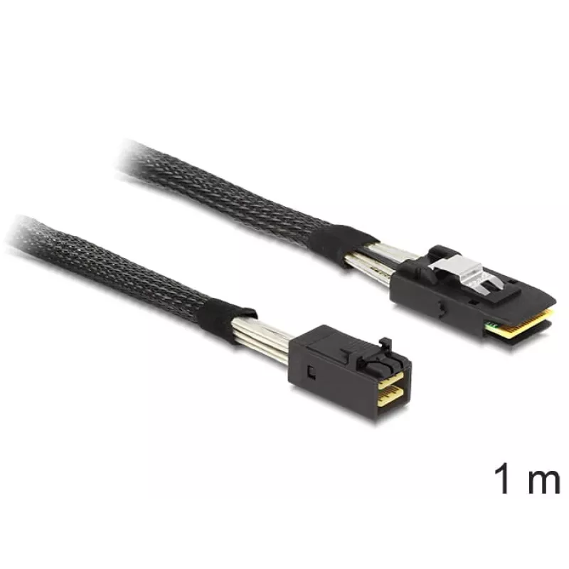 Cable SAS DeLOCK 83389 1 m negro