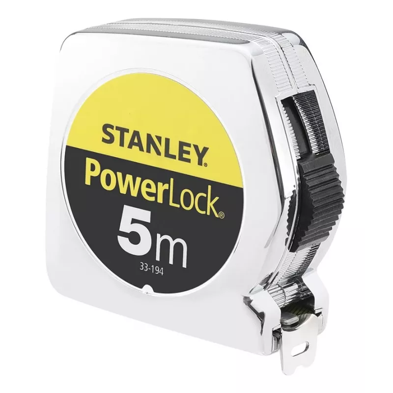 Stanley PowerLock 1-33-194 flexómetro, 5 m x 19 mm