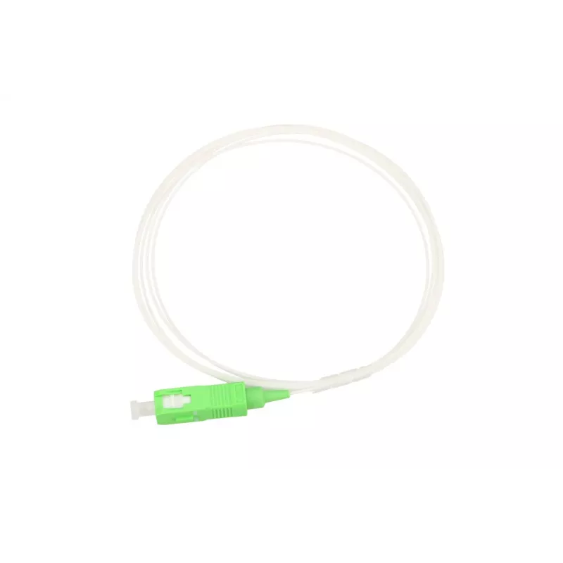 Pigtail SC/APC monomodo Extralink G.657.A1 900 µm FTTH 1,5 m, Easy Strip, blanco