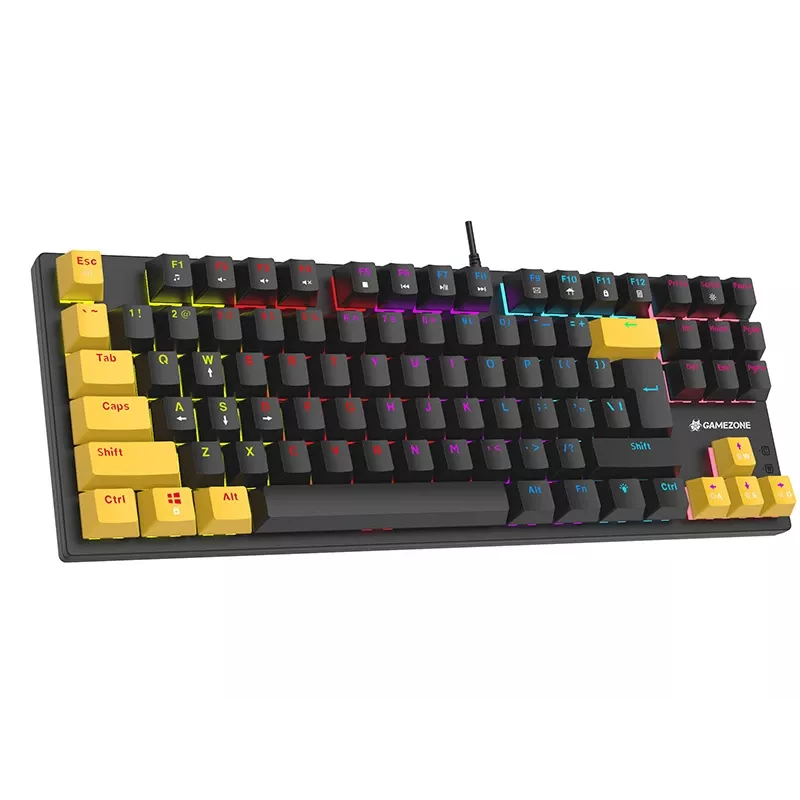 Tracer HORNET 87 Teclado y ratón incluidos gaming USB QWERTY inglés negro, amarillo