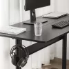 Mesa de oficina Ergo con tablero, pistón de gas, altura regulable, para trabajar de pie y sentado, altura máx. 115 cm, ER