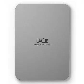 Disco duro externo LaCie Mobile Drive 2022 5 TB USB Type-C Plata