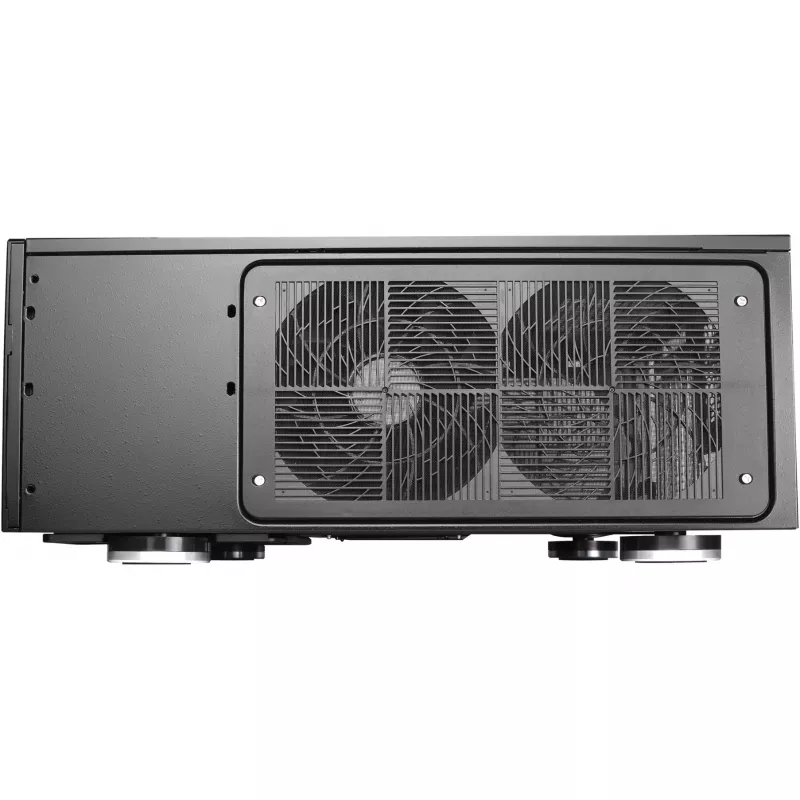 SilverStone Grandia GD08 - Sobremesa - SSI EEB - sin fuente de alimentación - negro - USB/audio