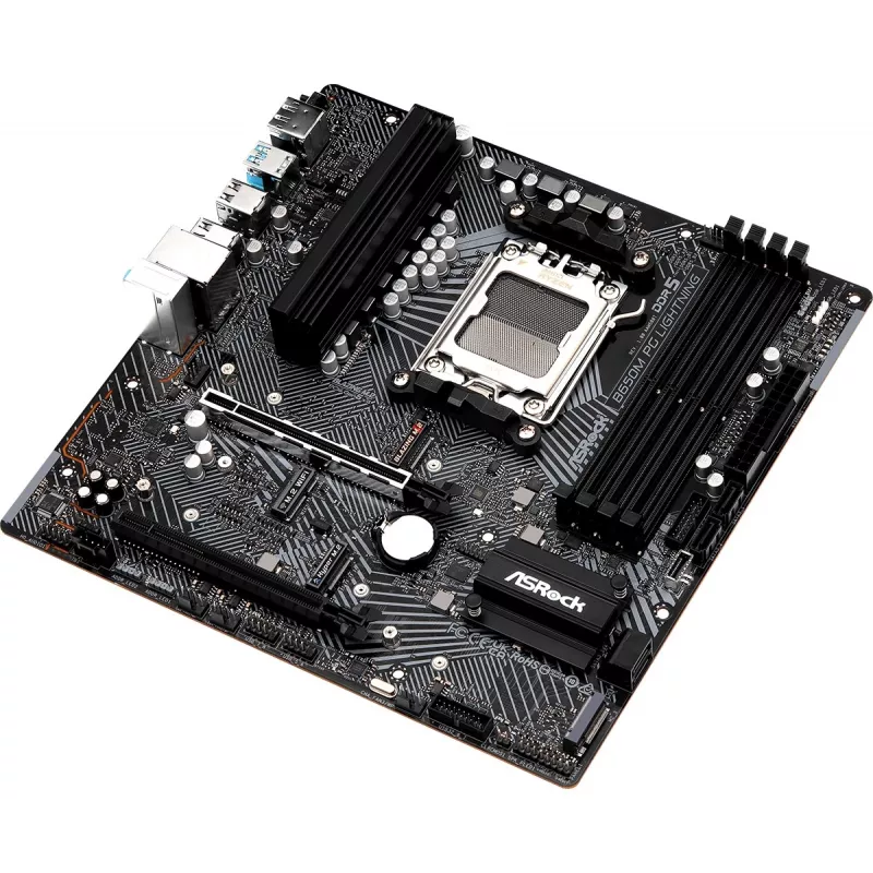 ASRock B650M PG Lightning AM5 placa base Micro-ATX