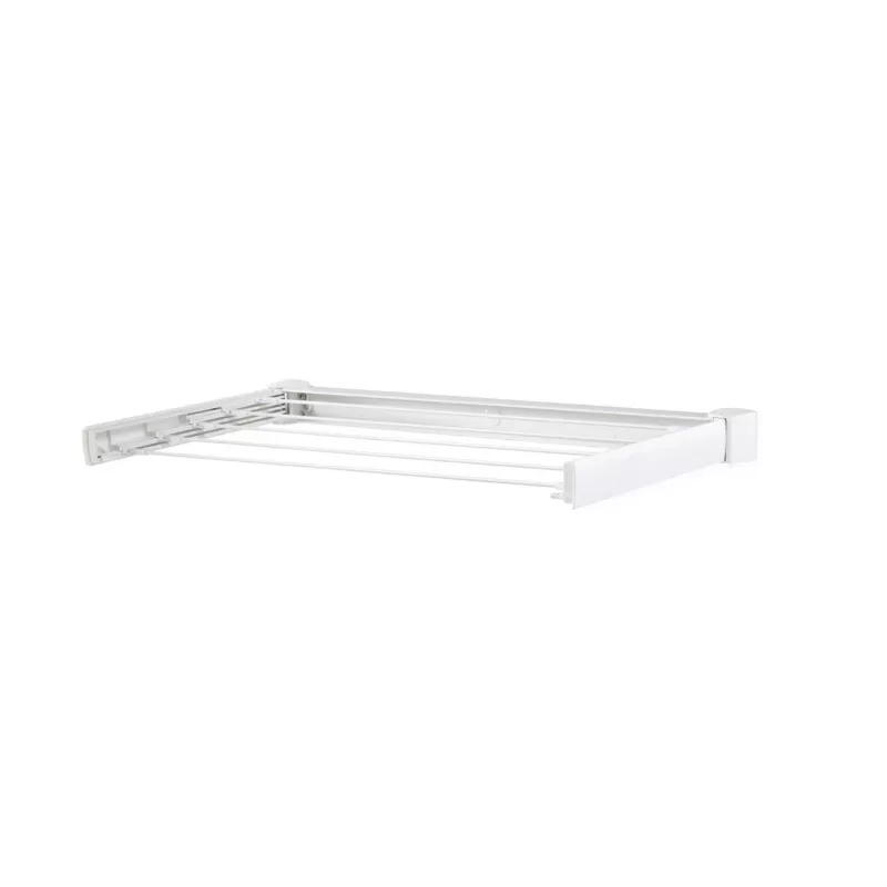 Estante de pared Leifheit Telegant 30 Protect Blanco, ancho 720 mm, profundidad 370 mm, tendedero de 3 m