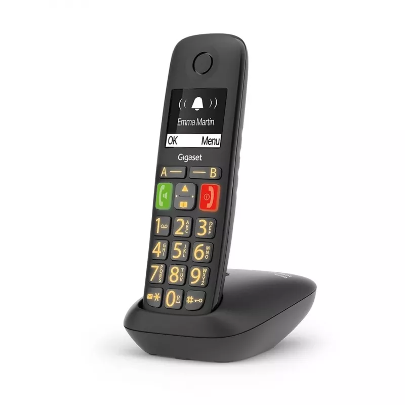 Gigaset E290 teléfono inalámbrico, negro