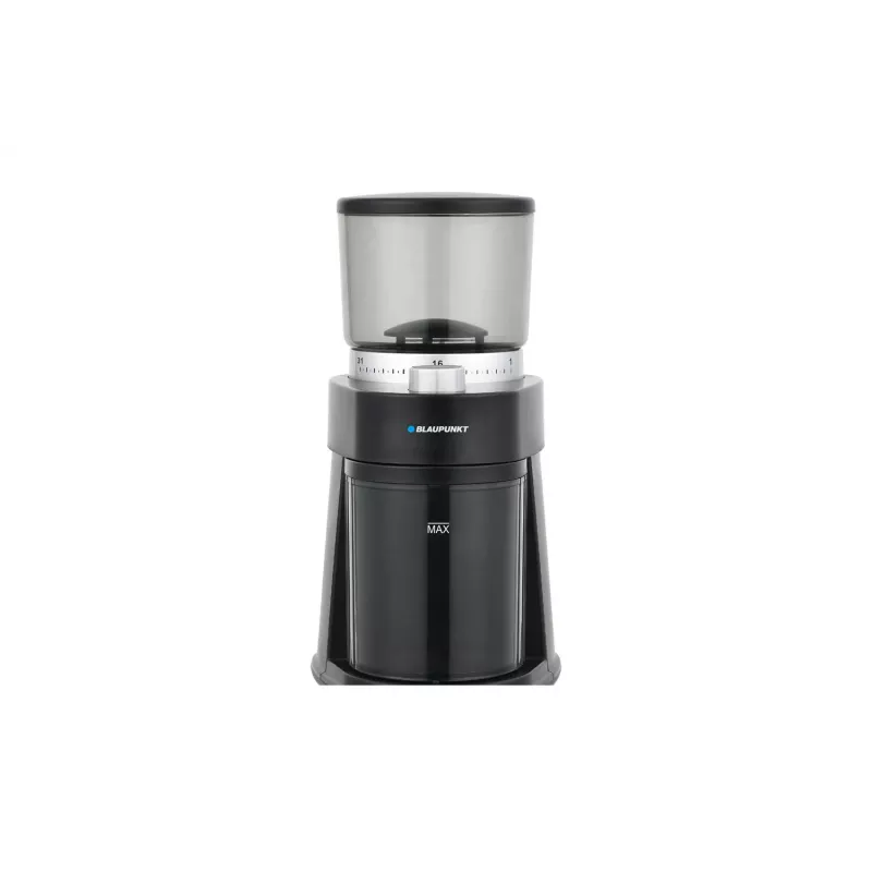 Molino de café con sistema de impacto BLAUPUNKT FCM501 — 250 g de granos, 180 g de café molido, 120 W, plata