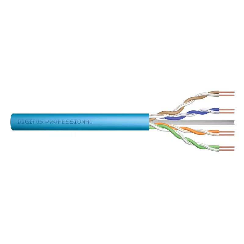 Cable de red Digitus Cat.6A U/UTP 500m Azul