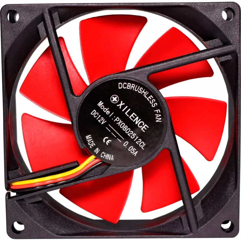 Ventilador de caja Xilence XF037 RedWing 80 mm
