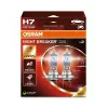 Lámpara de faro halógena Osram H7 NIGHT BREAKER 220 — pack doble (modelo 64210NB220-2HB)