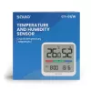Sensor de temperatura y humedad interior SAVIO CT-01/W, pantalla LCD, -10–55 °C, 10–99 % HR, pila CR2032