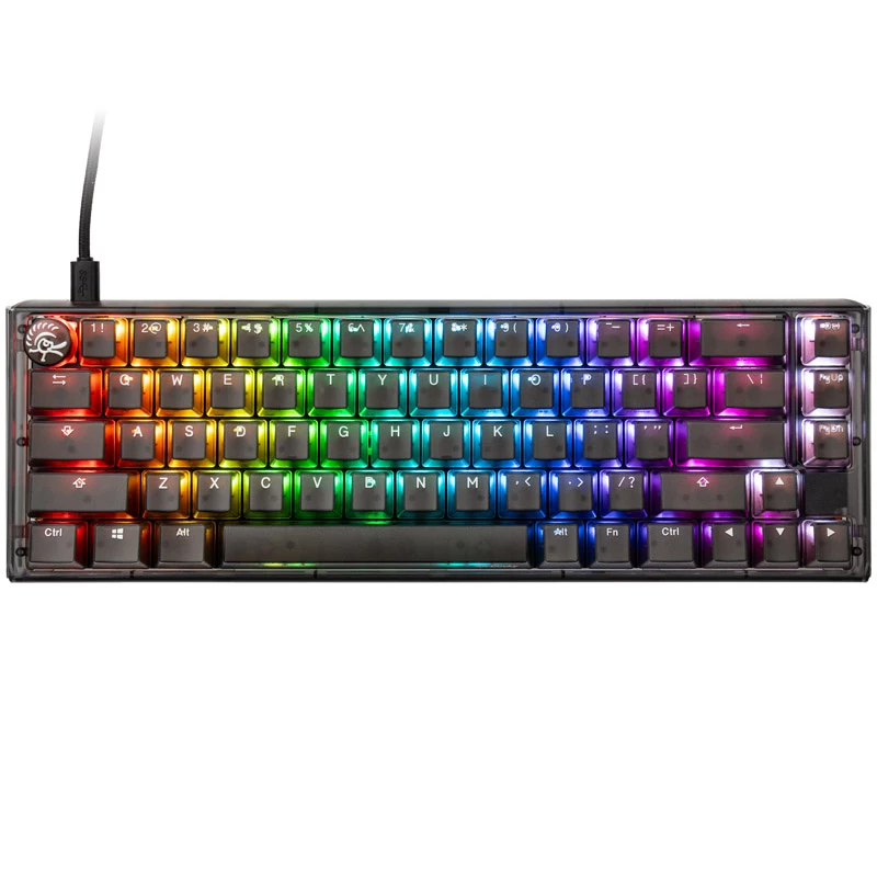 Teclado Ducky One 3 Aura SF Gaming USB QWERTY US International Negro