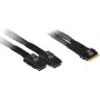 Cable SAS Inter-Tech 88885641 negro transmisión de datos de alta calidad