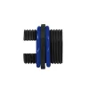 LogiLink carcasa exterior IP68 para módulos y acopladores Keystone, plástico, poliamida, negra, IP68, 140 mm, 36 mm, 36 mm