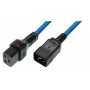 Cable de alimentación MicroConnect PC1376, 3 m, conector hembra C19 a conector hembra C20, H05VV-F, 250 V 10 A