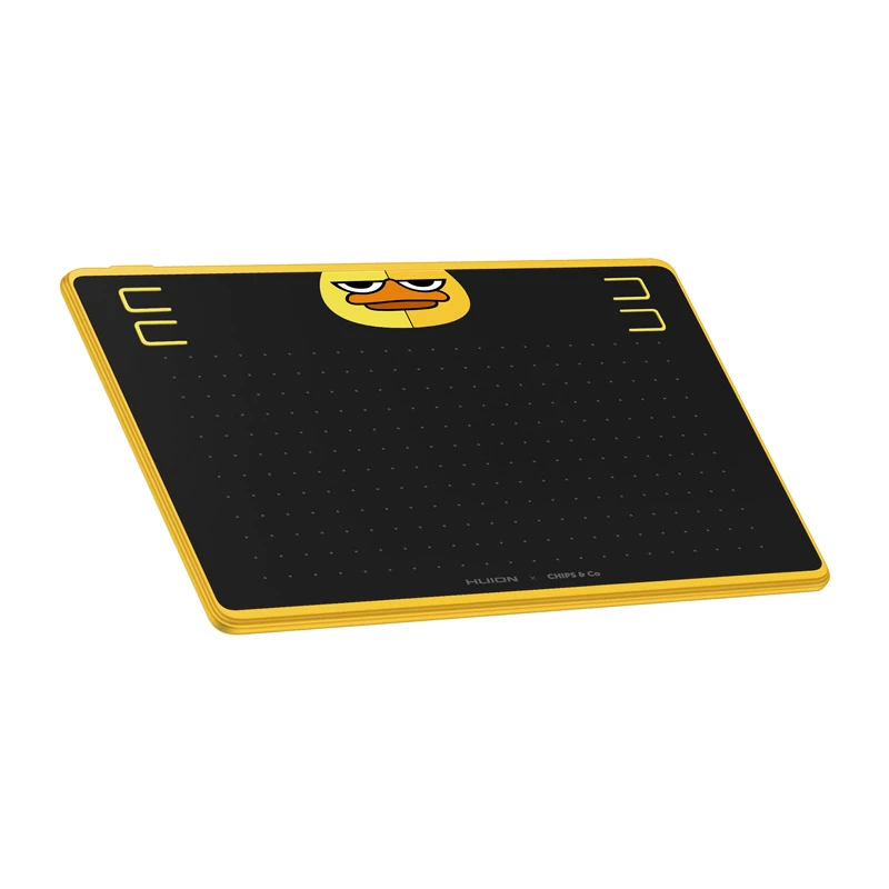 Tableta gráfica con lápiz HUION HS64 Special Edition negro amarillo