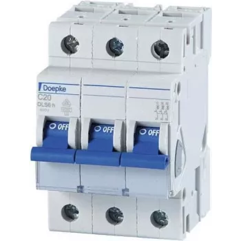 DOEPKE interruptor automático C32A DLS-6H-C32-3-6-KA 6kA 3 polos 400V característica C DLS-6H-C32-3-6-KA (09914296)