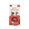 Sbox USB->Micro USB 90 M/M 1,5m USB-MICRO-90R rojo fresa