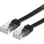 VALUE - Cable de red - RJ-45 (M) a RJ-45 (M) - 1,5 m - UTP - CAT 6 - moldeado, plano - negro (21.99.0964)