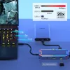 Unitek uHUB S7+ D1029A hub USB-C, USB 3.2 Gen 2 10 Gbps, HDMI 2.0, Gigabit RJ45, audio de 3,5 mm, 100 W, gris