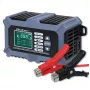 Cargador de batería inteligente con microprocesador Qoltec con probador de batería y función de reparación 12V | 6A | LCD | cargador de batería para batería AGM LiFePO4 GEL