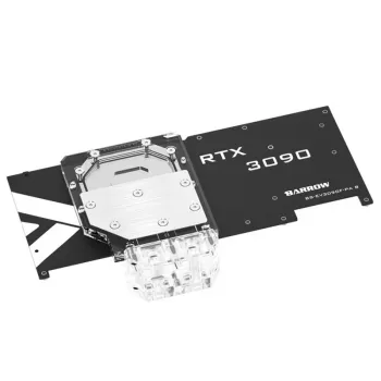 Backplate para GPU Barrow backplate activa RTX 3080/3090 FTW3 RGB acrílico (BS-EV3090F-PA B)