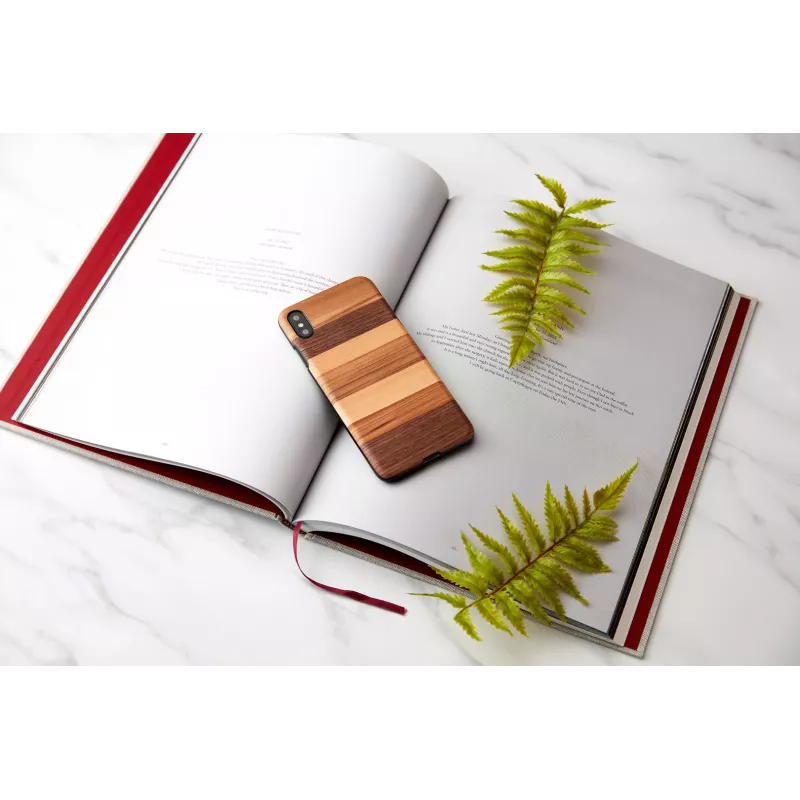 Funda para smartphone man and wood para iPhone XS Max — negro