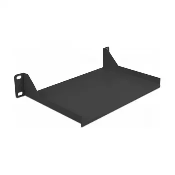 Delock 66853 Bandeja para rack de 10 pulgadas 1U, negro