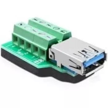 Adaptador de cable DeLOCK 65370 USB 3.0-A 10p negro verde plateado