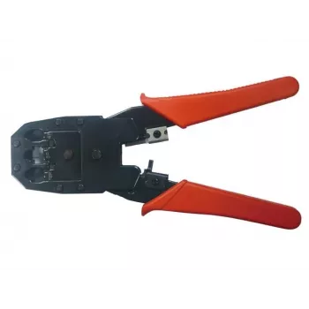 Gembird T-WC-04 Herramienta de crimpar cables negra, roja