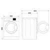 Lavadora INDESIT MTWA71252WPL 7 kg, carga frontal, clase energética E