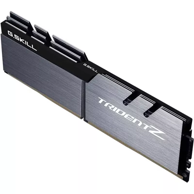 DIMM 32 GB DDR4-3200 (2x 16 GB) Dual-Kit, memoria plateada/negra, F4-3200C16D-32GTZSK, Trident Z, INTEL XMP