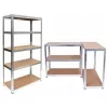 Top e shop SHELF G9040 estantería para herramientas de jardín, independiente, acero galvanizado, MDF