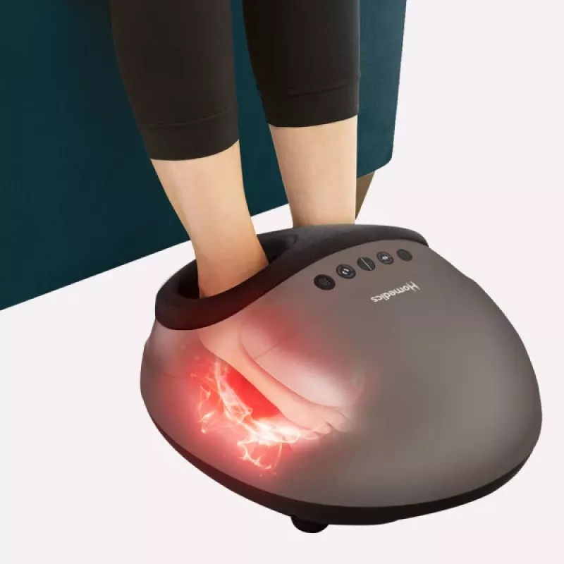 Masajeador de pies HoMedics FMS-350HGY-EU Shiatsu con compresión de aire