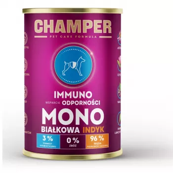 CHAMPER Immuno monoproteico pavo - alimento húmedo para perros - 400g