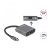 Splitter USB Type-C DeLOCK DP Alt Mode a 2 x HDMI MST 3840x2160