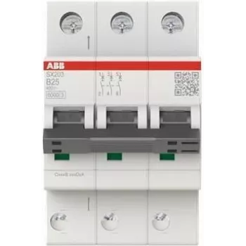Interruptor automático ABB SX203-B25 Flexline curva B 6kA 25A 3P (2CDS253003R0255)