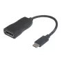 Cable USB-C a DisplayPort con DisplayPort Alt Mode Garbot de 15 cm USB 3.1 conector macho a conector hembra negro