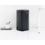 Cubo de basura Brabantia 113741 12 L redondo negro (11 37 41)
