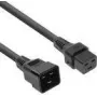 ACT AK5046 cable de alimentación C19 - C20 (F/M), 3 m, negro