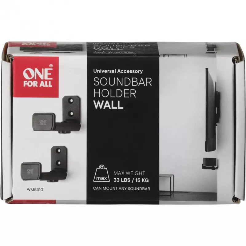 Soporte de pared para barra de sonido One for All WM5310 FLAT (WM5310)
