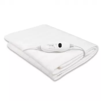 Esperanza EHB002 manta eléctrica 60 W blanca forro polar, poliéster
