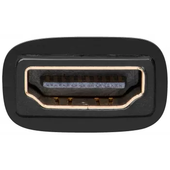 Adaptador Wentronic Goobay HDMI™ / DVI-I, conector hembra HDMI estándar (Type A), Negro - conector hembra HDMI™ de 19 pines > conector hembra DVI (24+5) (68690)